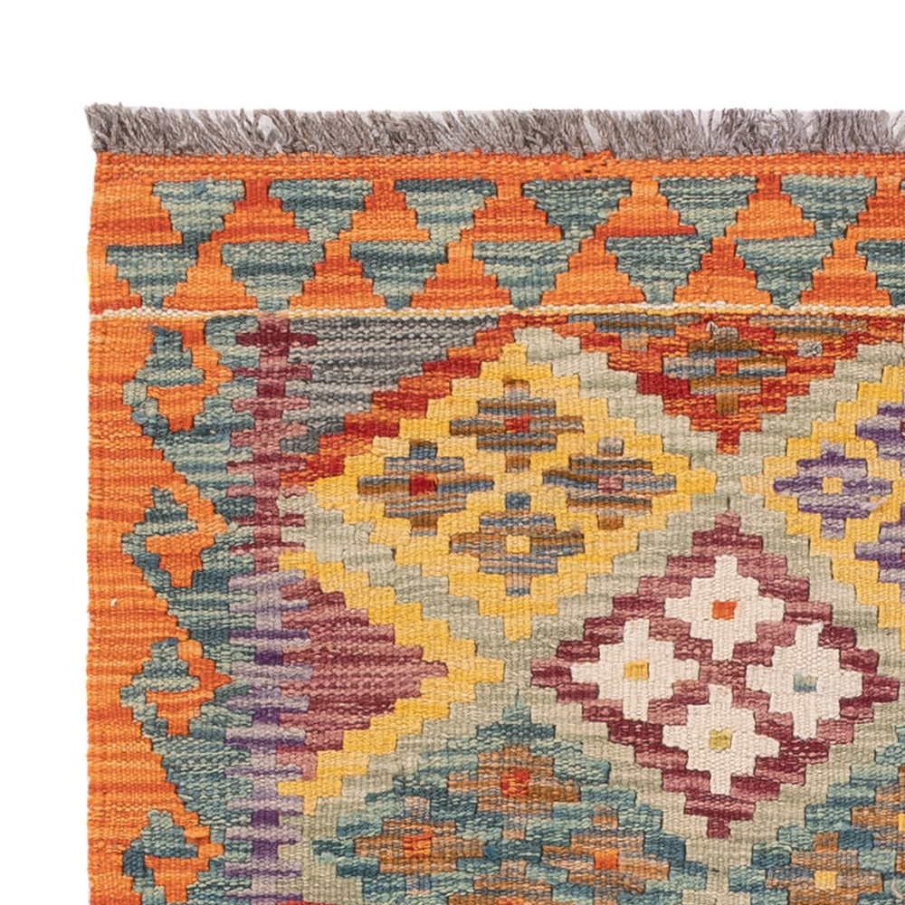 Kelim tapijt - Splash - 120 x 85 cm - veelkleurig