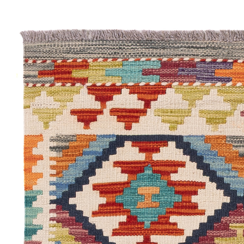 Kelim tapijt - Splash - 124 x 79 cm - veelkleurig
