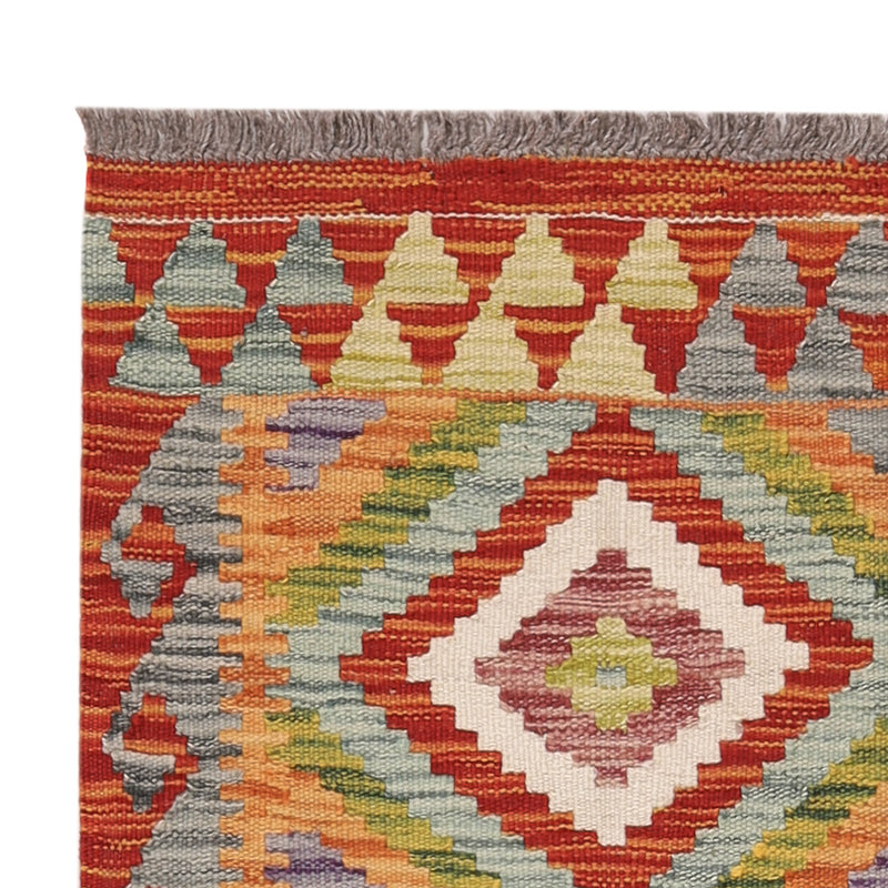 Kelim tapijt - Splash - 108 x 84 cm - veelkleurig