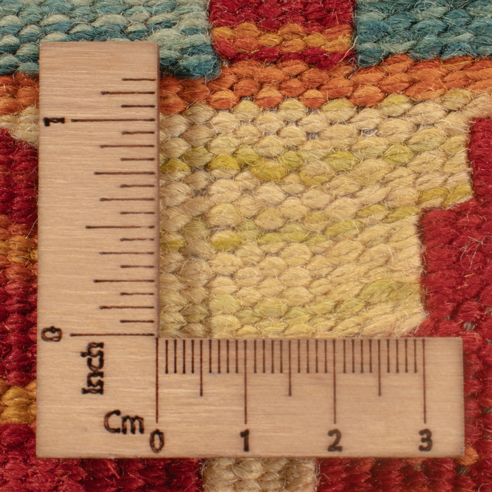 Kelim tapijt - Splash - 108 x 84 cm - veelkleurig