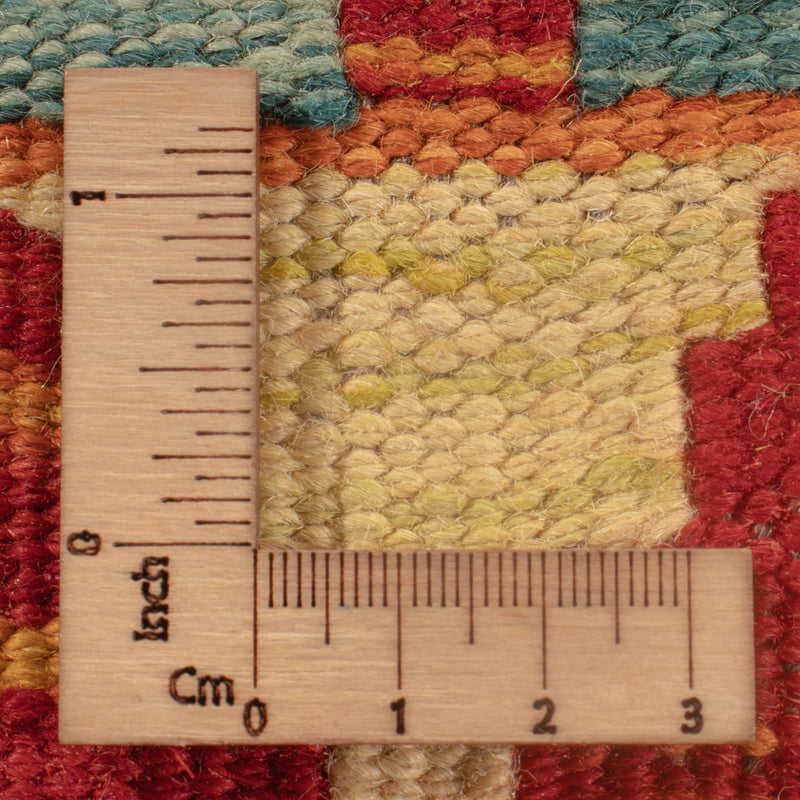 Kelim tapijt - Splash - 108 x 84 cm - veelkleurig