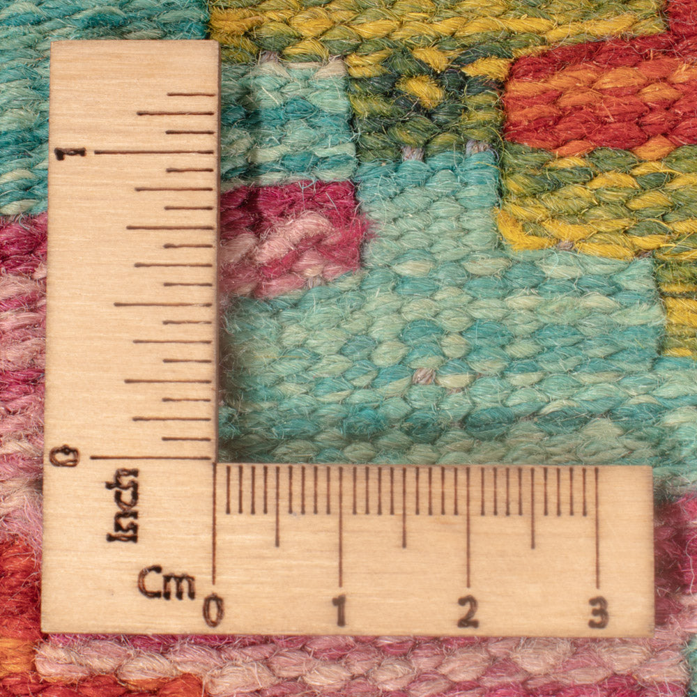 Kelim tapijt - Splash - 124 x 77 cm - veelkleurig