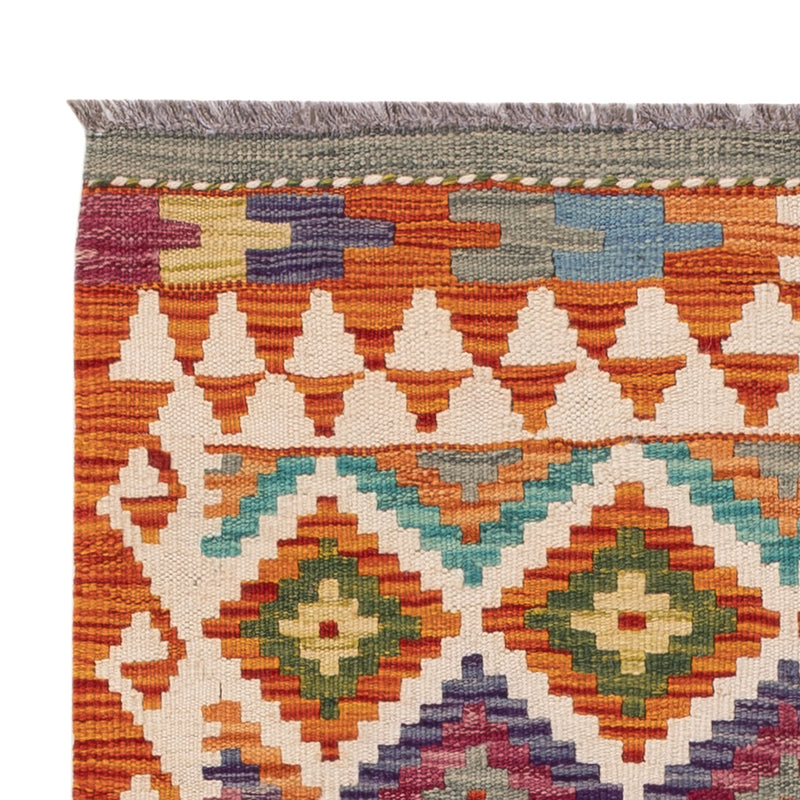 Kelim tapijt - Splash - 124 x 80 cm - veelkleurig