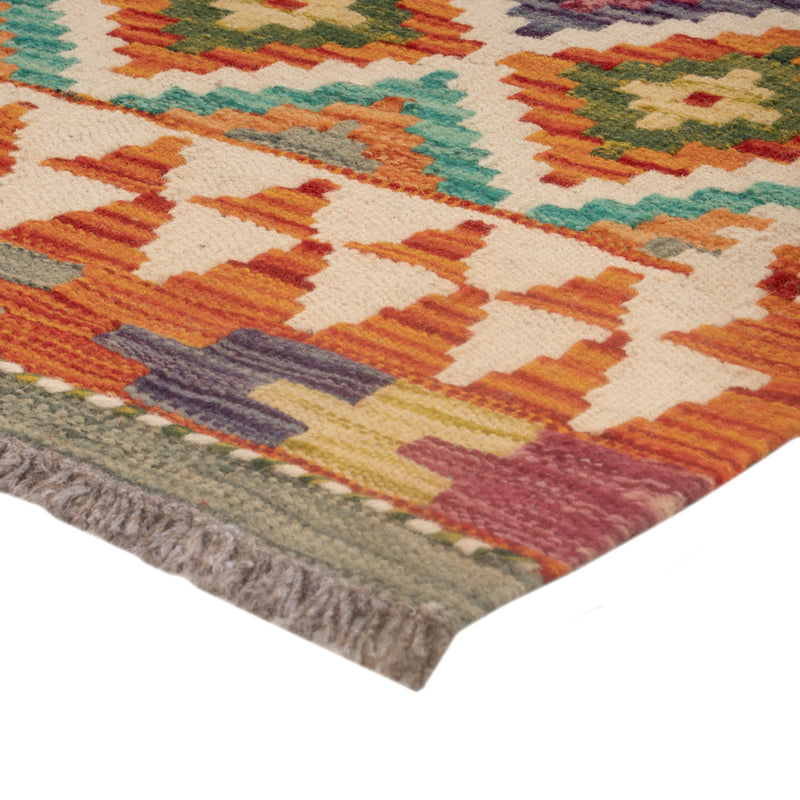 Kelim tapijt - Splash - 124 x 80 cm - veelkleurig