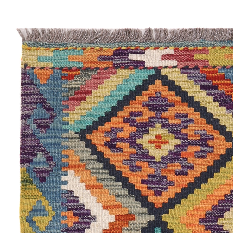Kelim tapijt - Splash - 120 x 82 cm - veelkleurig