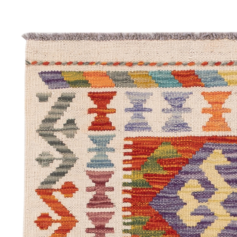 Kelim tapijt - Splash - 120 x 75 cm - veelkleurig