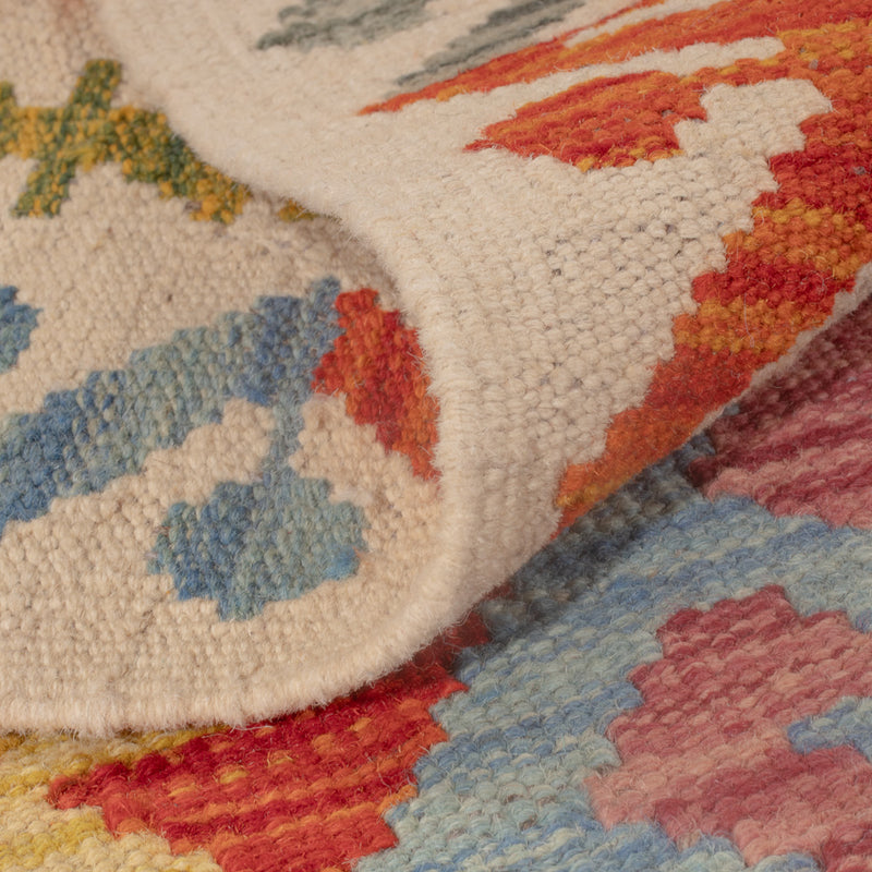 Kelim tapijt - Splash - 120 x 75 cm - veelkleurig