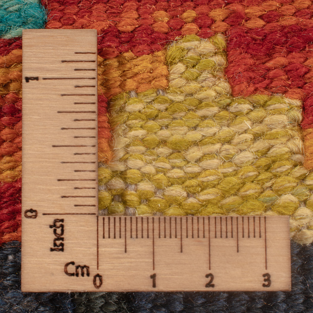 Kelim tapijt - Splash - 127 x 79 cm - veelkleurig