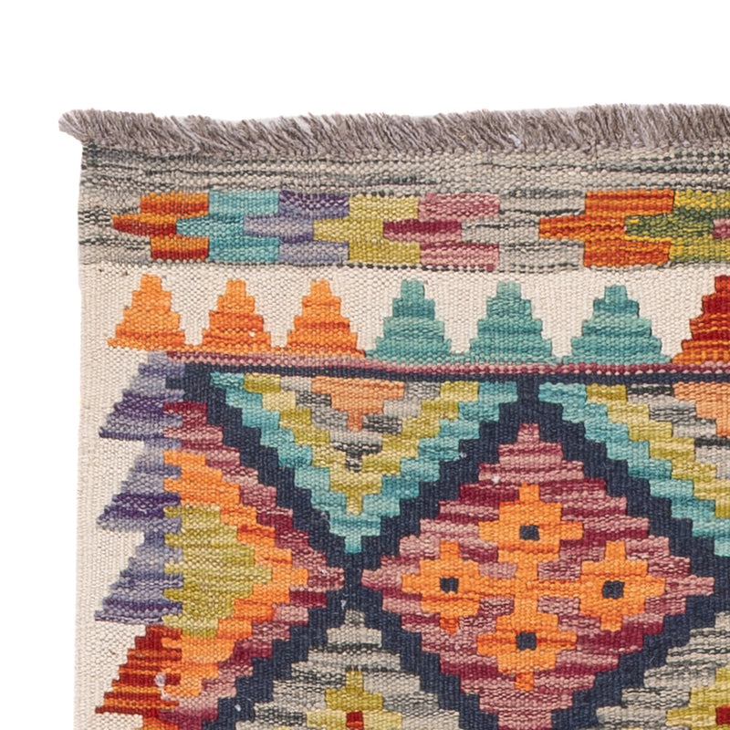 Kelim tapijt - Splash - 131 x 78 cm - veelkleurig