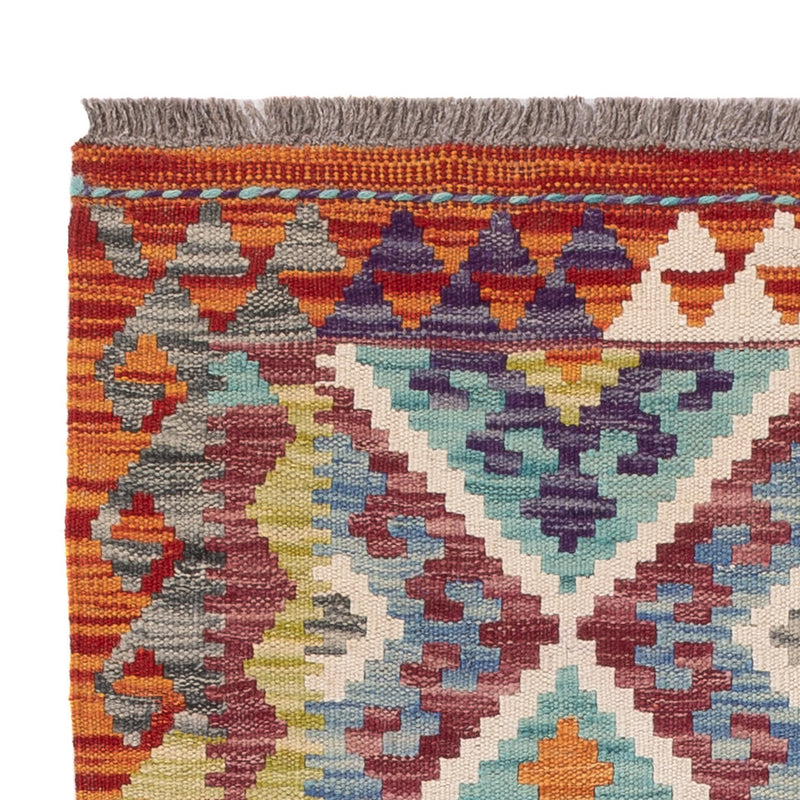 Kelim tapijt - Splash - 122 x 81 cm - veelkleurig