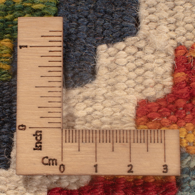 Kelim tapijt - Splash - 126 x 87 cm - veelkleurig