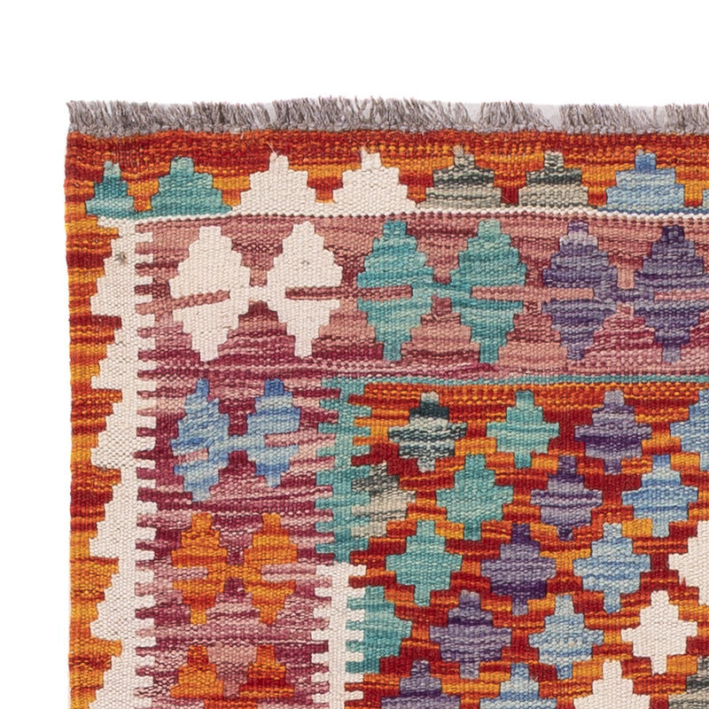 Kelim tapijt - Splash - 139 x 83 cm - veelkleurig