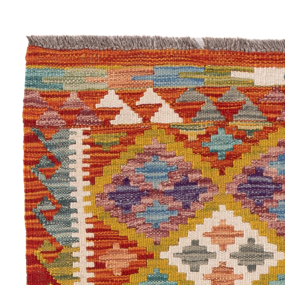 Kelim tapijt - Splash - 119 x 80 cm - veelkleurig