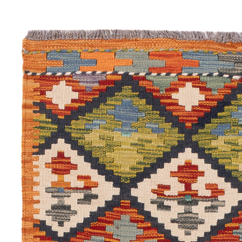 Kelim tapijt - Splash - 123 x 86 cm - veelkleurig