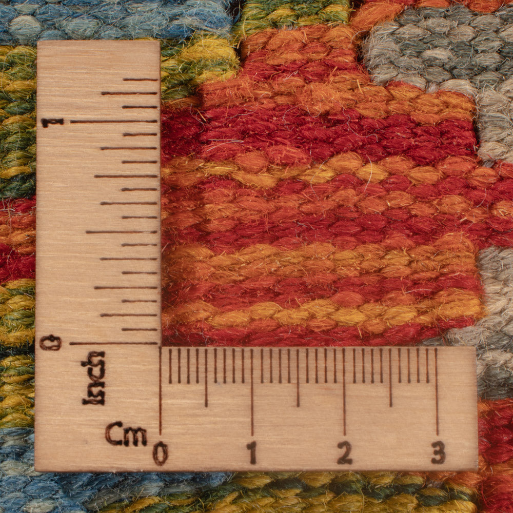 Kelim tapijt - Splash - 122 x 83 cm - veelkleurig