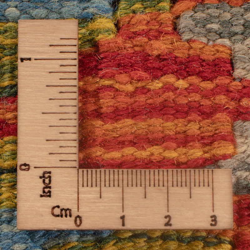 Kelim tapijt - Splash - 122 x 83 cm - veelkleurig