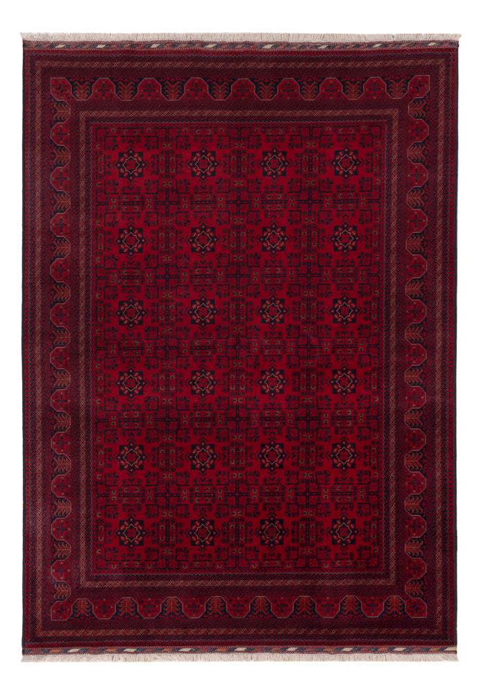 Afghaans tapijt - Koninklijke - 243 x 172 cm - rood