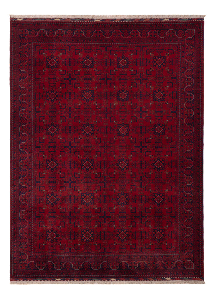 Afghaans tapijt - Koninklijke - 235 x 174 cm - rood