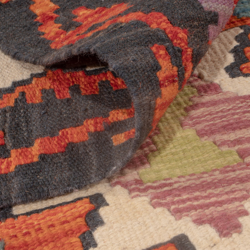 Kelim tapijt - Splash - 126 x 84 cm - veelkleurig