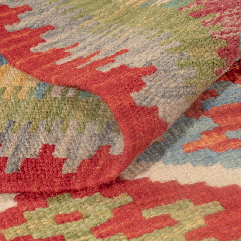 Kelim tapijt - Splash - 117 x 73 cm - veelkleurig