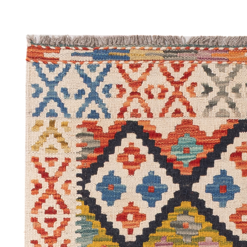 Kelim tapijt - Splash - 125 x 82 cm - veelkleurig