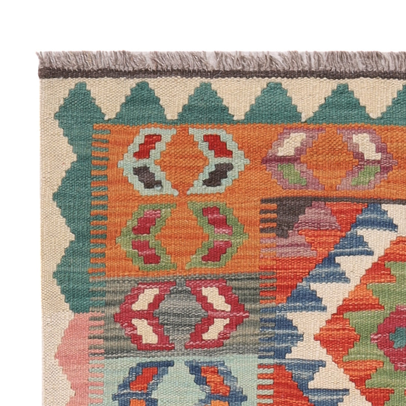 Kelim tapijt - Splash - 118 x 82 cm - veelkleurig