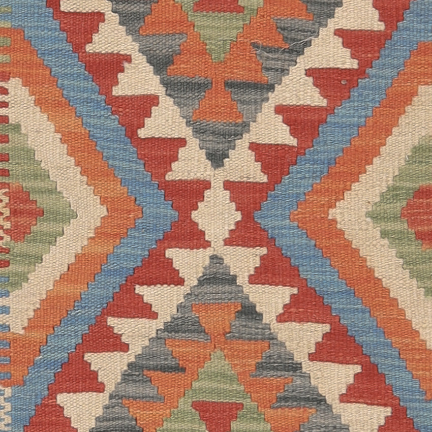 Kelim tapijt - Splash - 132 x 86 cm - veelkleurig