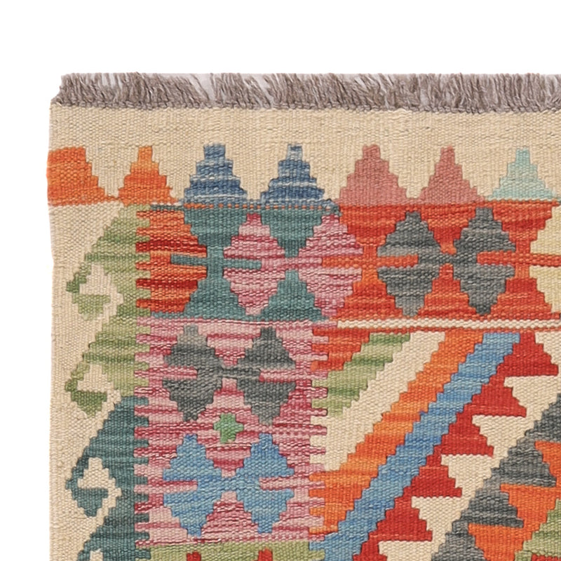 Kelim tapijt - Splash - 132 x 86 cm - veelkleurig