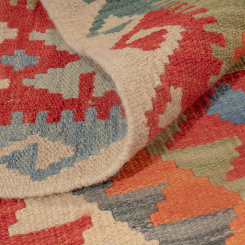 Kelim tapijt - Splash - 132 x 86 cm - veelkleurig