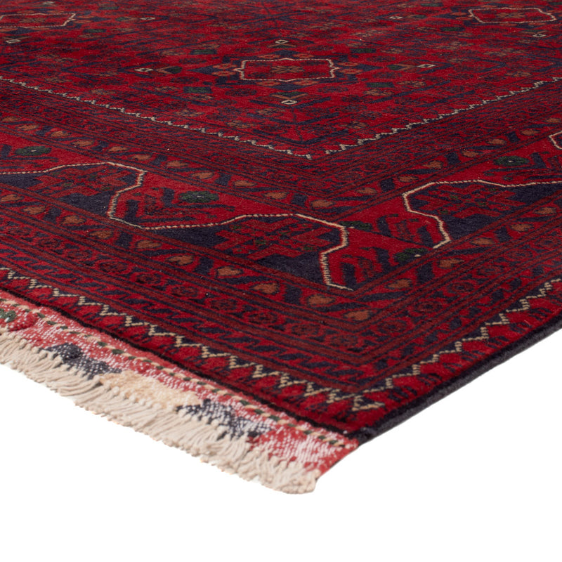 Afghaans tapijt - Kunduz - Koninklijke - 341 x 250 cm - rood