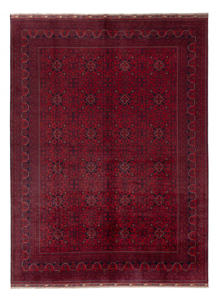 Afghaans tapijt - Kunduz - Koninklijke - 342 x 248 cm - rood