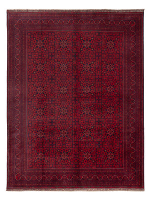 Afghaans tapijt - Kunduz - Koninklijke - 333 x 256 cm - rood