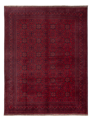 Afghaans tapijt - Kunduz - Koninklijke - 333 x 256 cm - rood