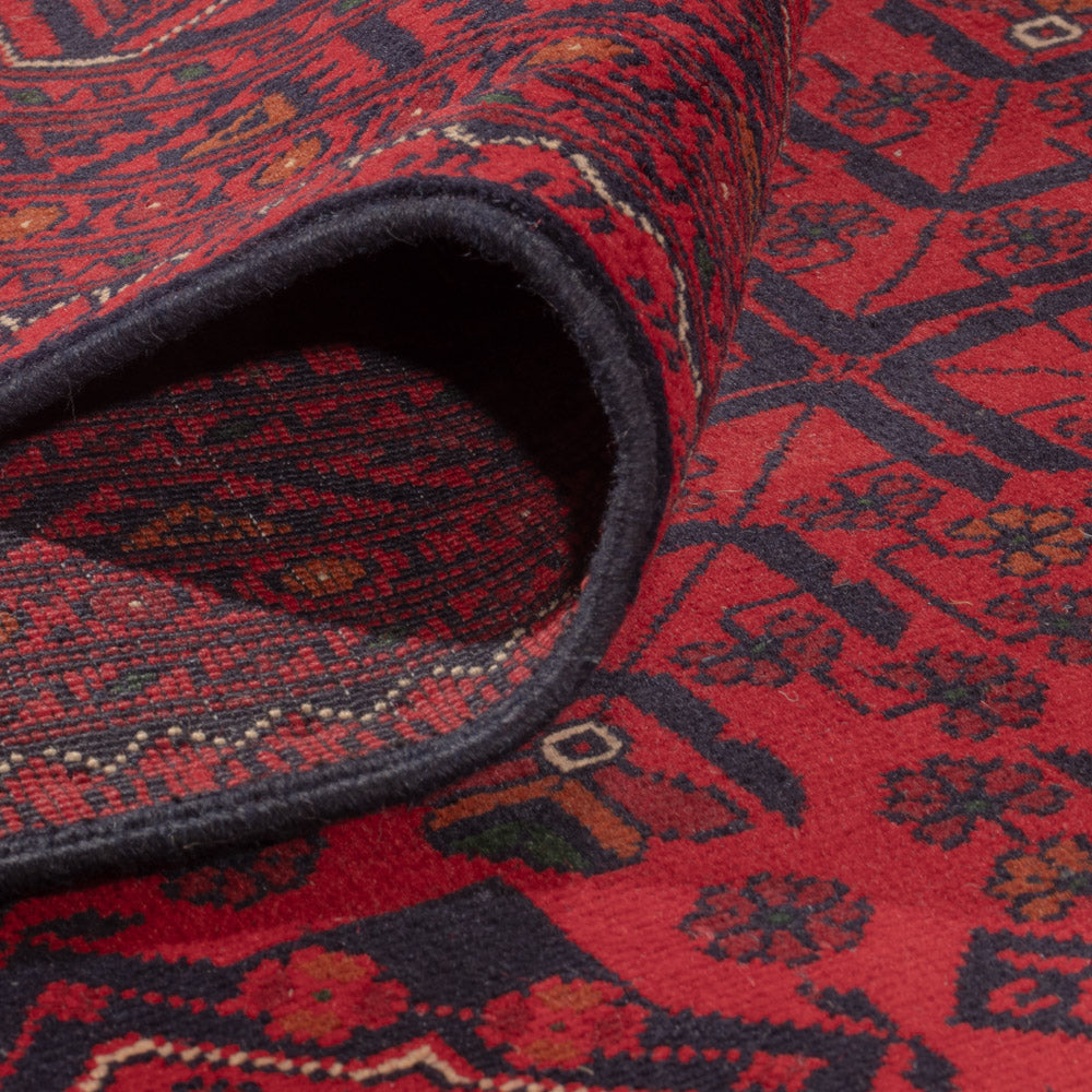 Afghaans tapijt - Kunduz - Koninklijke - 333 x 256 cm - rood