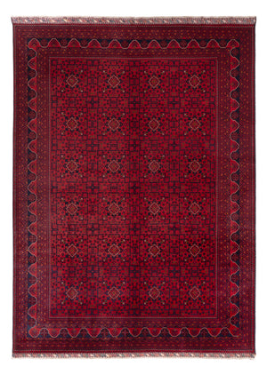 Afghaans tapijt - Kunduz - Koninklijke - 343 x 247 cm - rood
