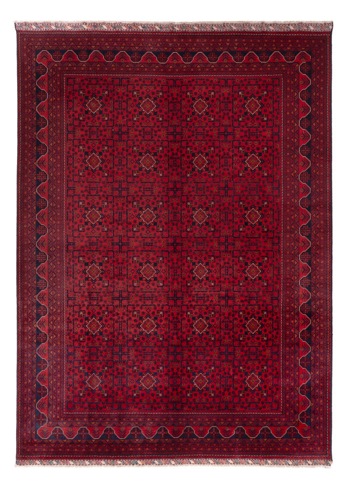 Afghaans tapijt - Kunduz - Koninklijke - 343 x 247 cm - rood
