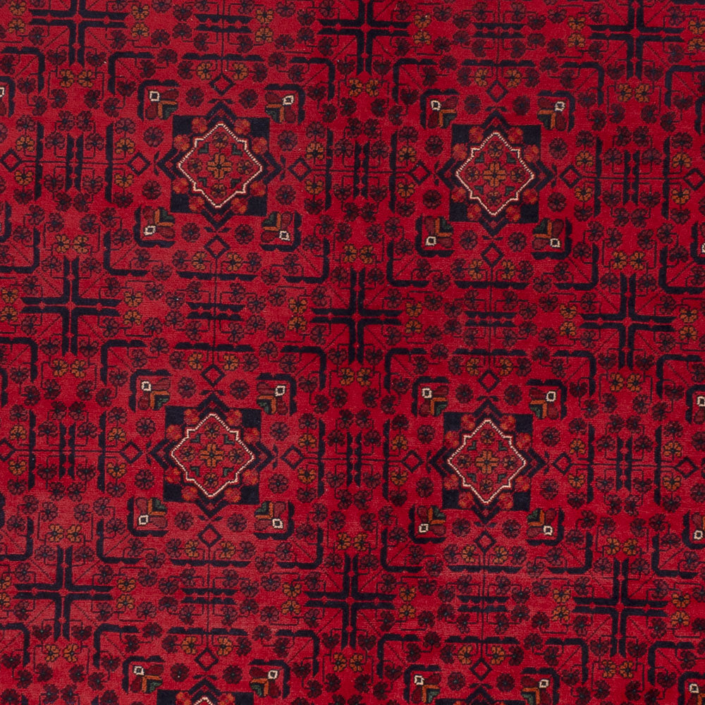 Afghaans tapijt - Kunduz - Koninklijke - 343 x 247 cm - rood