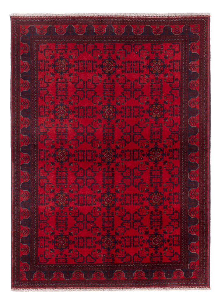 Afghaans tapijt - Kunduz - 243 x 173 cm - rood