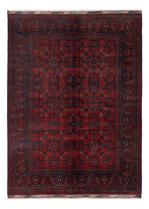 Afghaans tapijt - Kunduz - 200 x 147 cm - rood