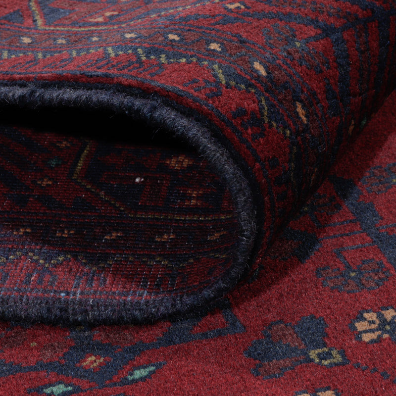 Afghaans tapijt - Kunduz - 200 x 147 cm - rood