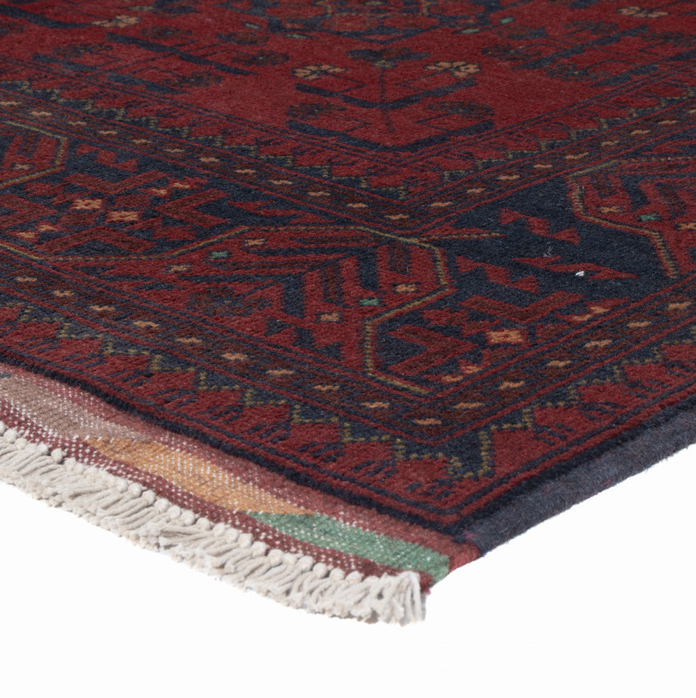 Afghaans tapijt - Kunduz - 200 x 150 cm - rood