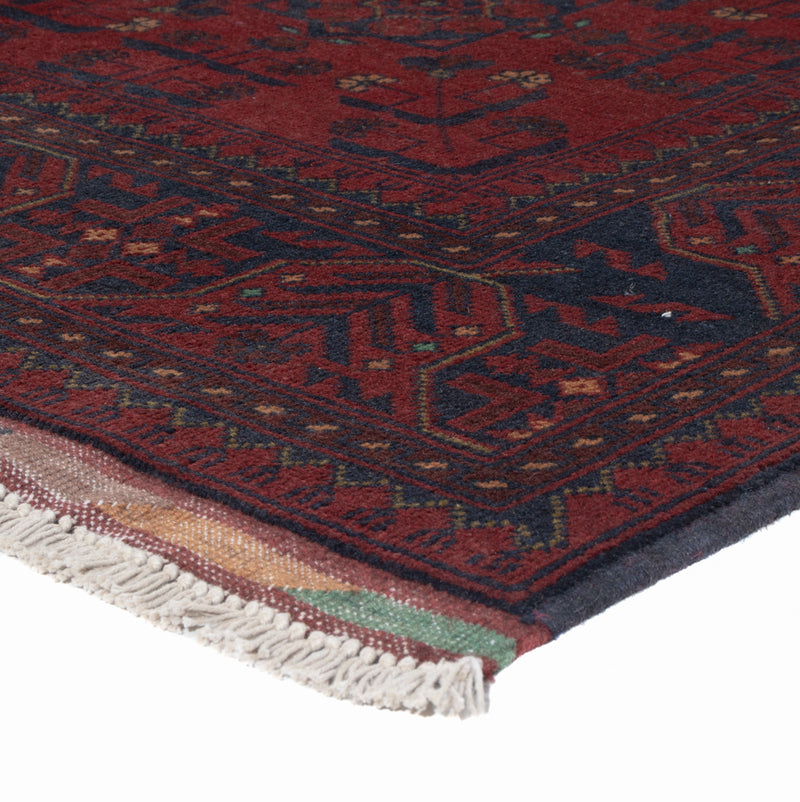Afghaans tapijt - Kunduz - 200 x 150 cm - rood
