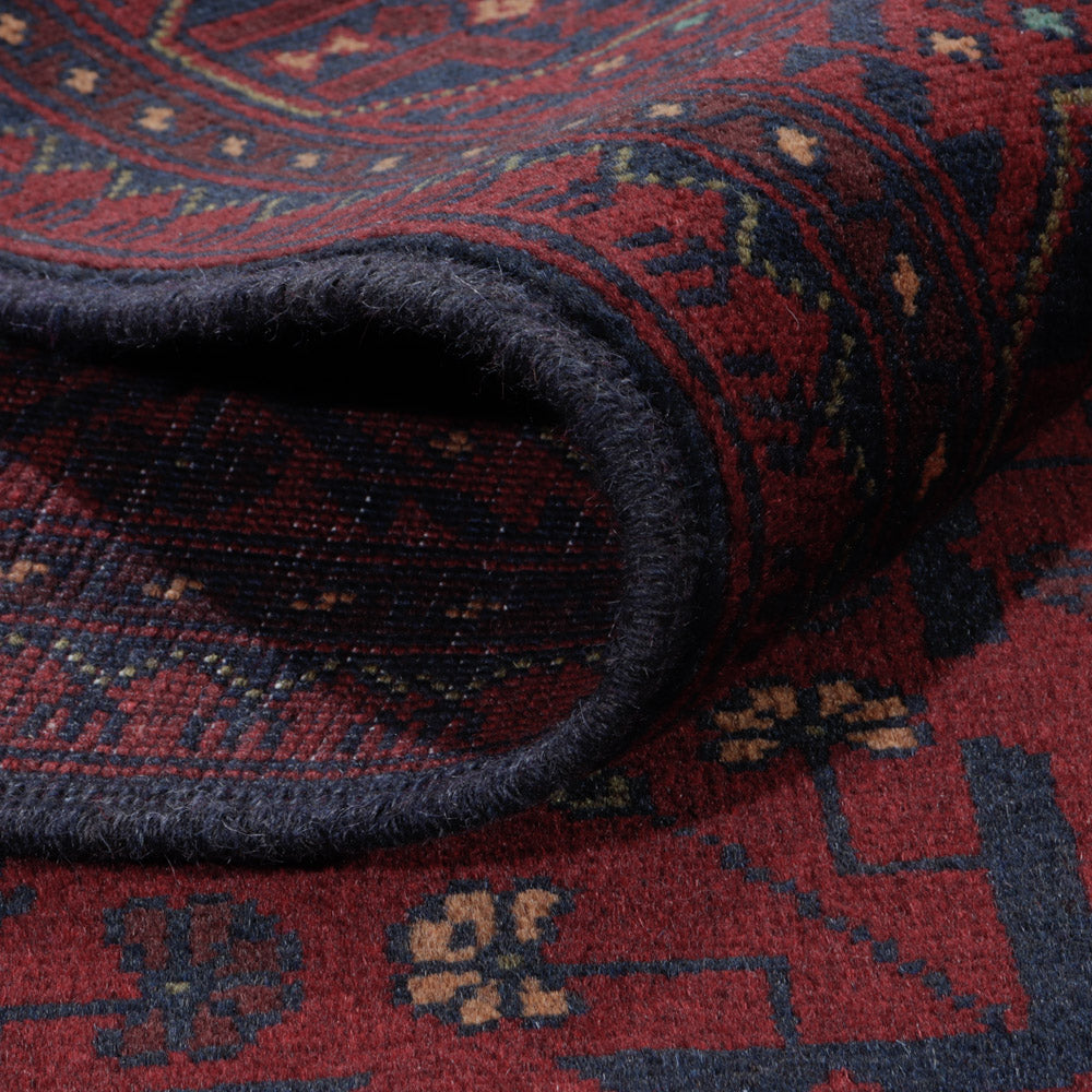 Afghaans tapijt - Kunduz - 200 x 150 cm - rood