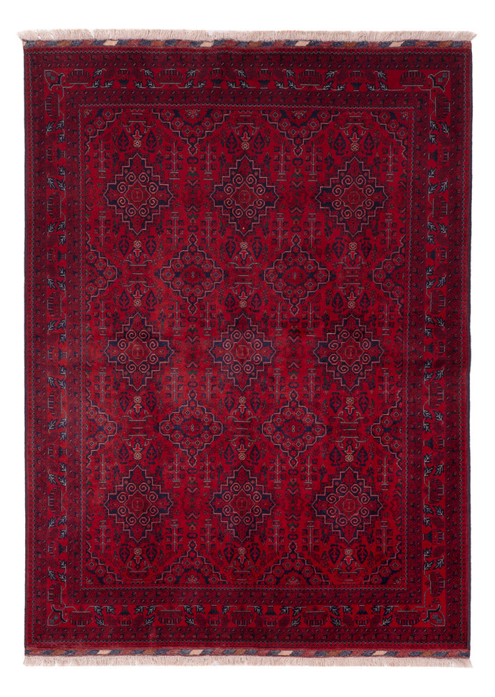 Afghaans tapijt - Koninklijke - 236 x 170 cm - rood