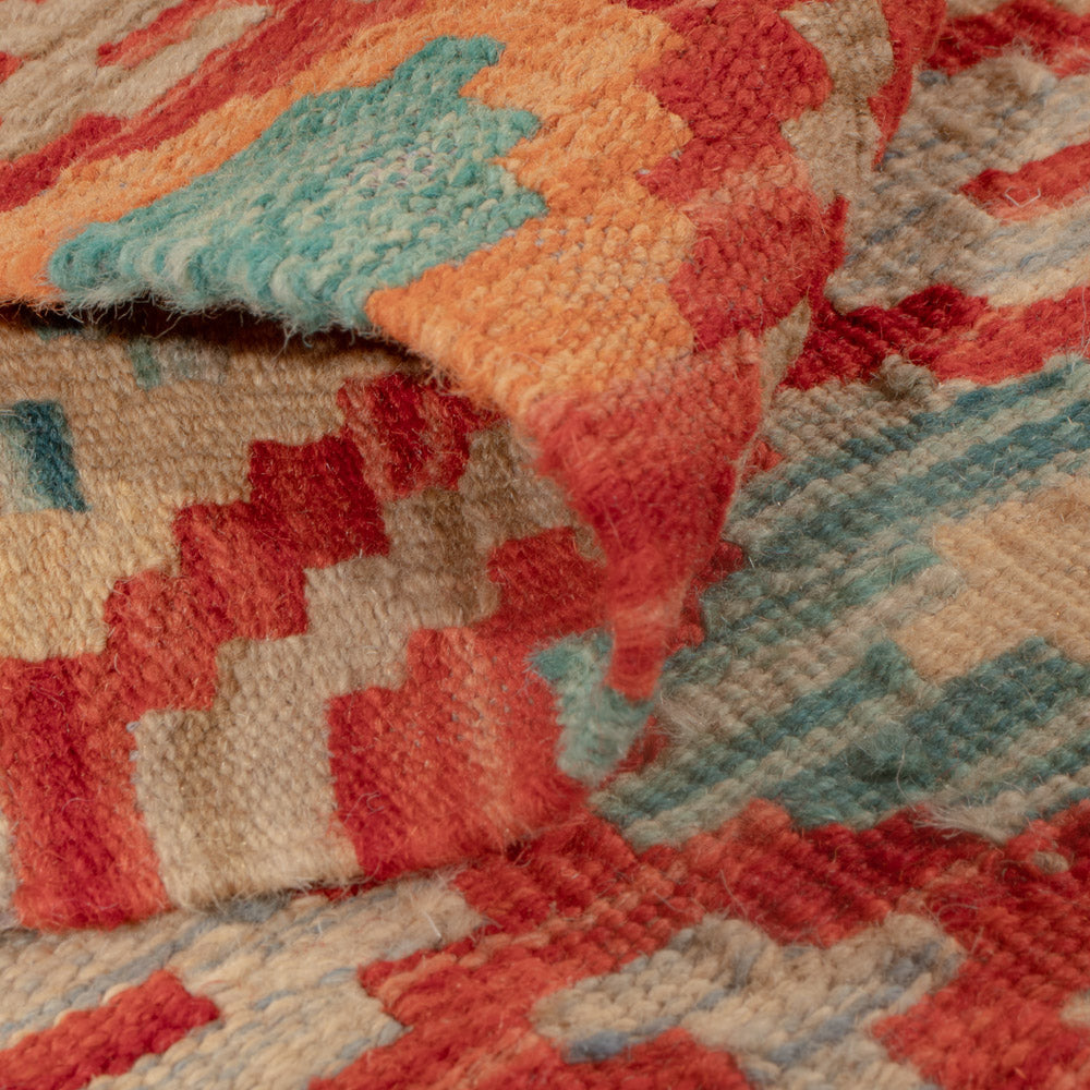 Kelim tapijt - Splash - 121 x 85 cm - veelkleurig