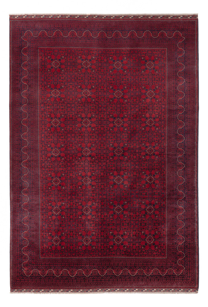 Afghaans tapijt - Kunduz - Koninklijke - 362 x 247 cm - rood