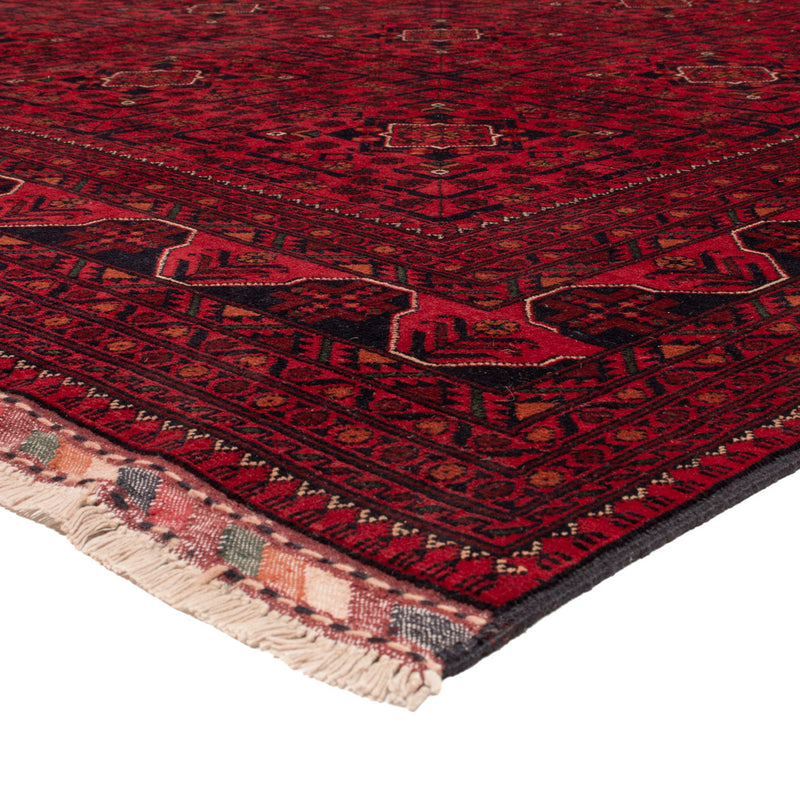 Afghaans tapijt - Kunduz - Koninklijke - 343 x 247 cm - rood