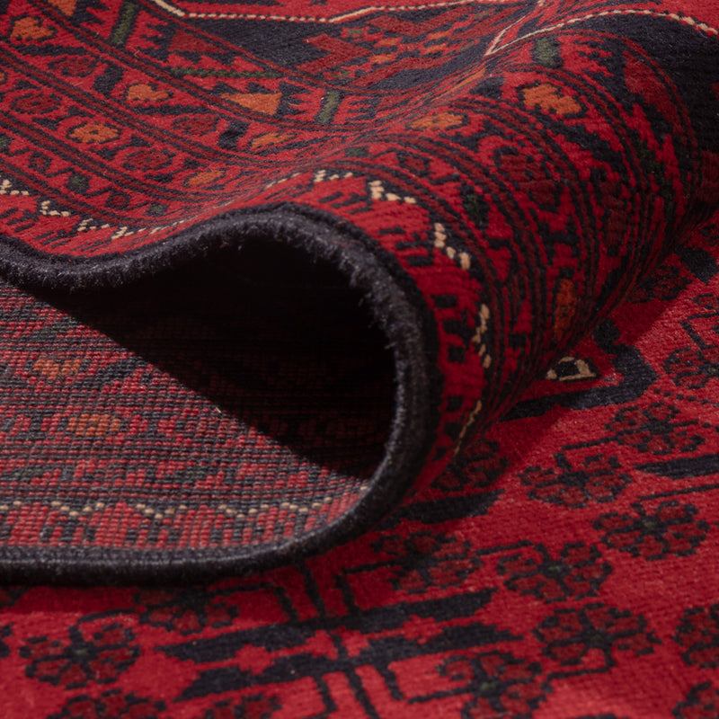 Afghaans tapijt - Kunduz - Koninklijke - 343 x 247 cm - rood