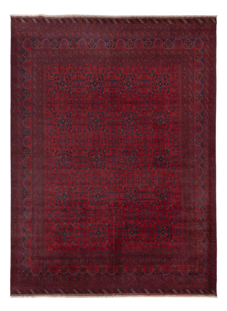 Afghaans tapijt - Kunduz - 350 x 256 cm - rood