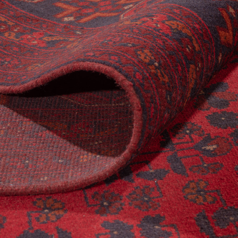 Afghaans tapijt - Kunduz - 350 x 256 cm - rood